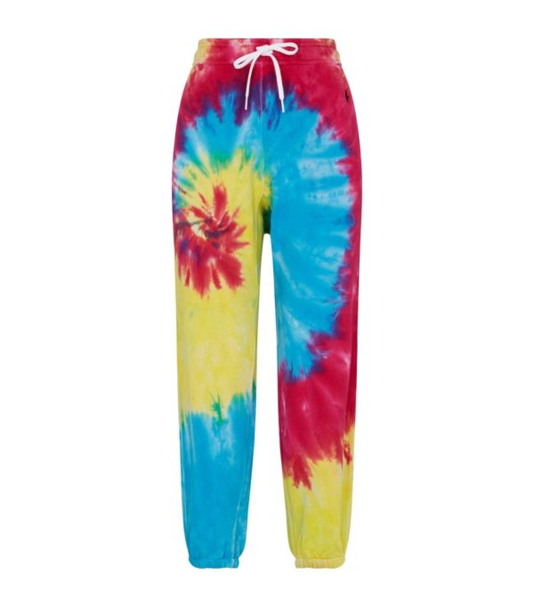 tie dye polo sweatpants